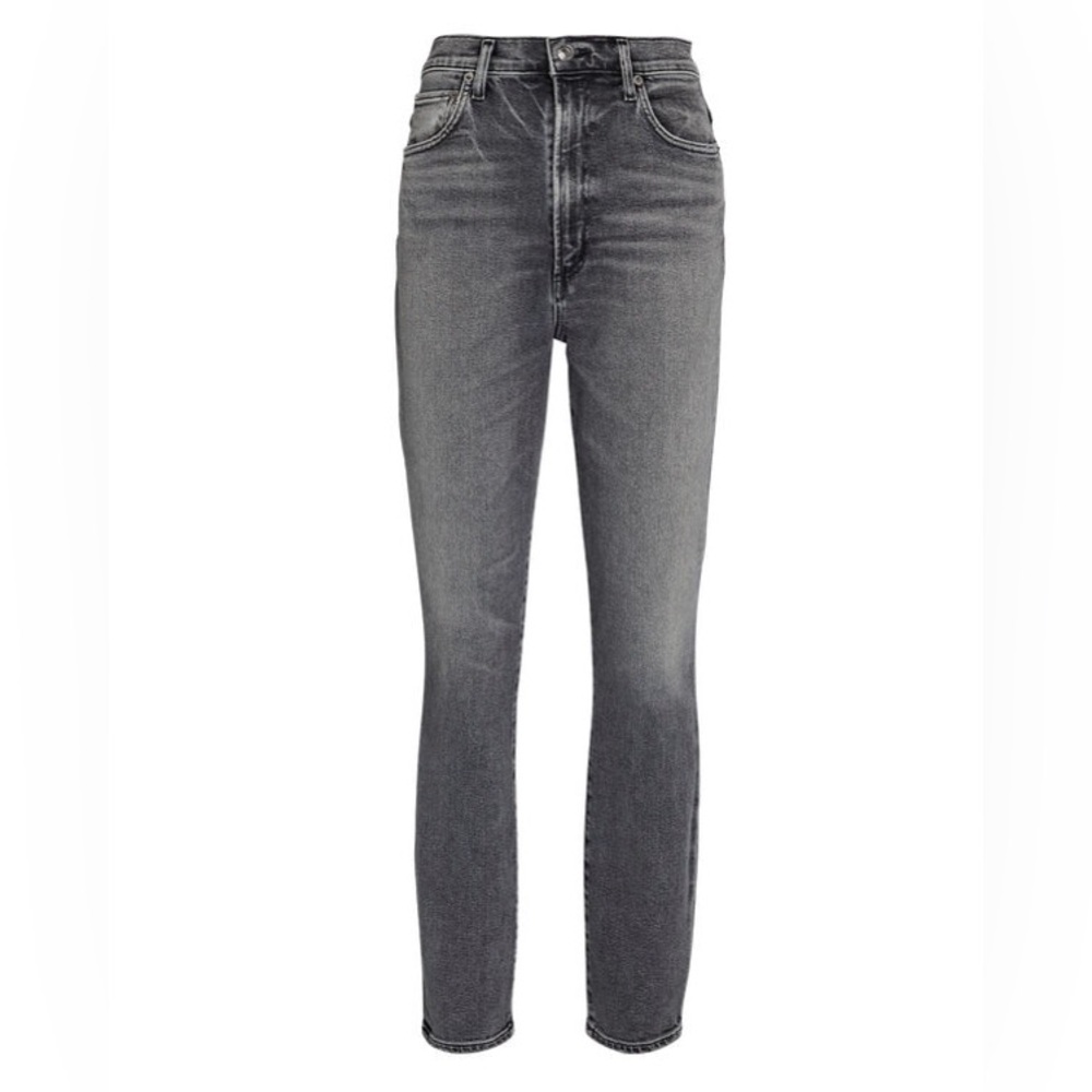 AGOLDE Pinch Waist Skinny Jeans, Grey - Size 26